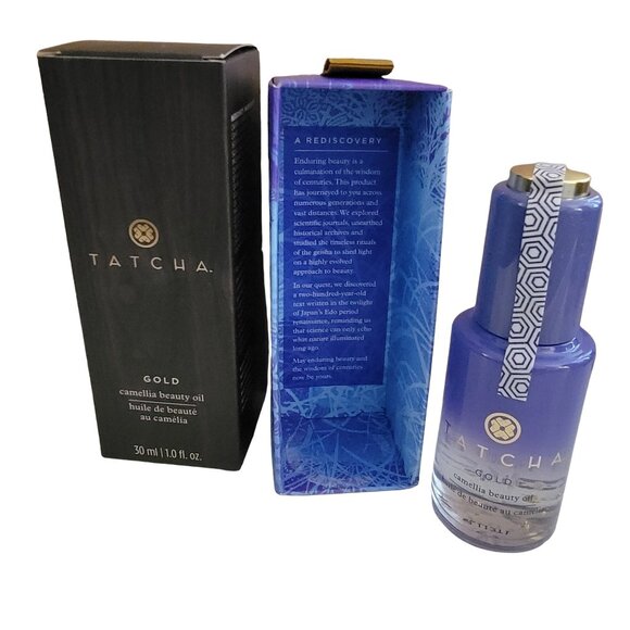 New  TATCHA GOLD CAMELLIA BEAUTY OIL New in Box 30 ml - Picture 1 of 11